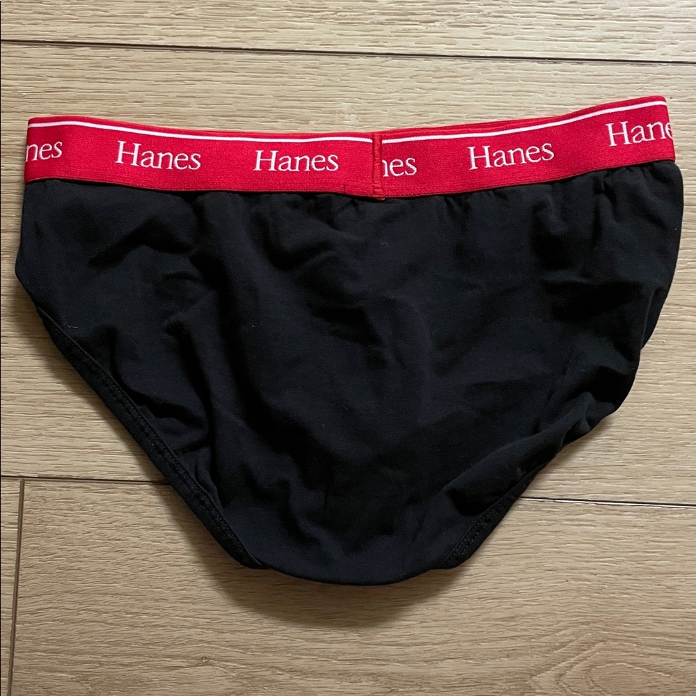 Hanes Originals Black Briefs - Picture 2 of 2